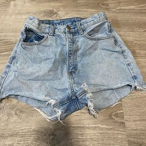 High waist shorts